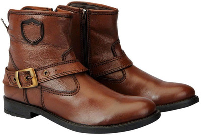 

FAUSTO High Ankle Boots For Men(Tan