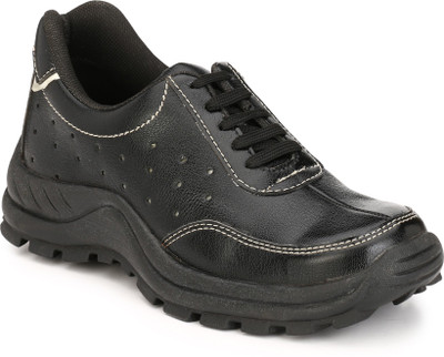 

Eego Italy Steel Toe Safety Shoes Boots For Men(Black