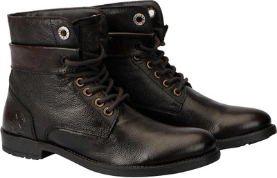 

FAUSTO High Ankle Boots For Men(Brown
