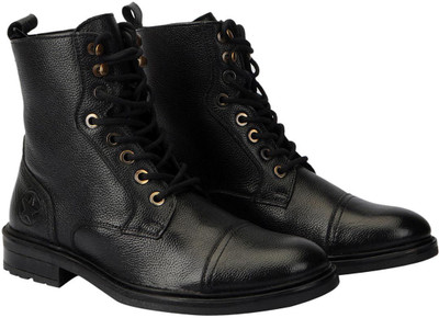 

FAUSTO High Ankle Boots For Men(Black