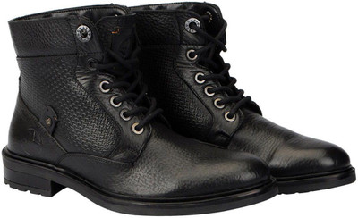 

FAUSTO High Ankle Boots For Men(Black