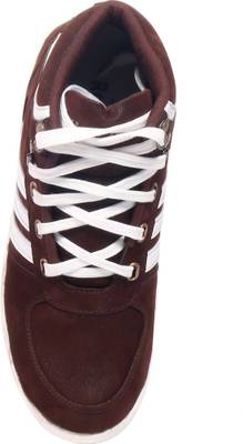 CoolSwagg Men's Mid Ankle Length Leather Sneakers, Casuals, Outdo...
