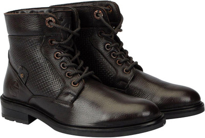 

FAUSTO High Ankle Boots For Men(Brown