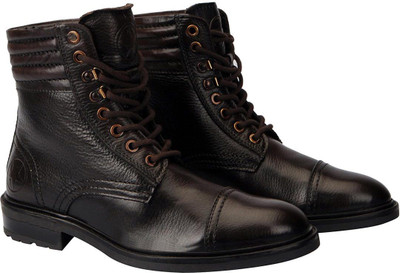 

FAUSTO High Ankle Boots For Men(Brown