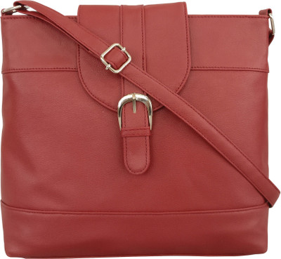 

Toteteca Bag Works Women Casual Maroon PU Sling Bag