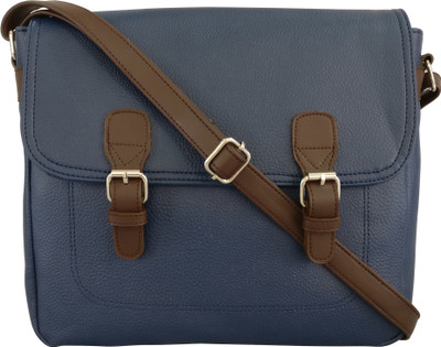 

Toteteca Bag Works Women Casual Blue PU Sling Bag
