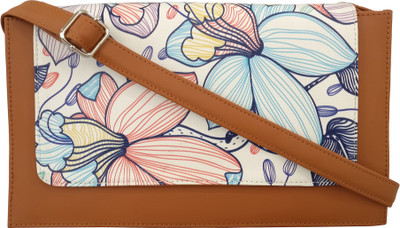 

Toteteca Bag Works Women Casual Tan PU Sling Bag