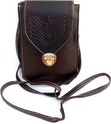 

Akki Collection Girls Casual Brown Genuine Leather Sling Bag