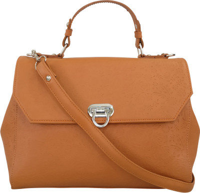 

Toteteca Bag Works Women Casual Tan PU Sling Bag
