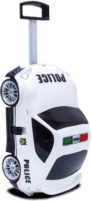 

Ridaz Kids Pull Along Toyota 86 Bag- Police Small Travel Bag - Medium(White)