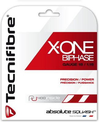 

Tecnifibre X-ONE BIPHASE 1.18 RED 1.20 Squash String - 10 m(Multicolor)