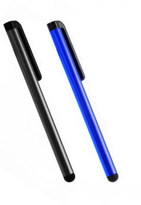 

Techvik Set of 2 Pcs Universal Round Head Capacitive Touch Screen Pen Metallic Color Stylus(Multicolor)