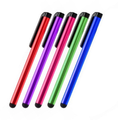 

Techvik Set of 5 Pcs Universal Round Head Capacitive Touch Screen Pen Metallic Color Stylus(Multicolor)