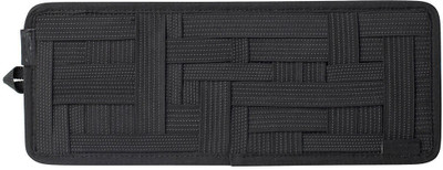 

Shrih Elastic Straps Car Visor Grid Pad For Electronics Cosmetics Tool Organizer(Black)
