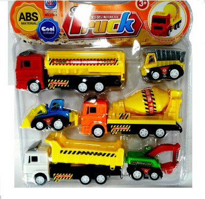 

HALO NATION Automobile Construction Vehicle Set 6 pcs(Yellow)