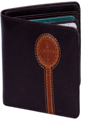 

madley Men Brown Genuine Leather Wallet(5 Card Slots)
