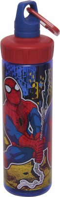 MARVEL SPIDERMAN 600 ml Water Bottle(Set of 1, Red, Blue)