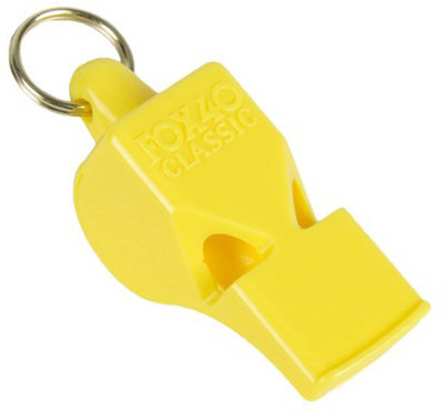 

Fox 40 Classic Official W/Lanyard ( Yellow ) 9902-0200 Pealess Whistle(Yellow, Pack of 1)