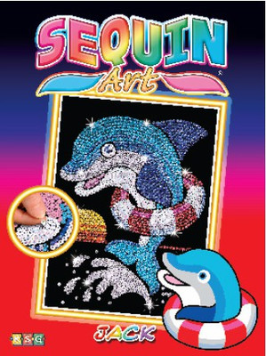 

Winning Moves Sequin Art Red Jack Dolphin
