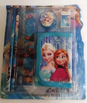 

Funcart Frozen theme stationery set with wallet ( 5 items/pack)