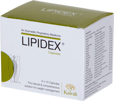 

Kairali Lipidex - Herbal Weight Loss Capsules (60 Capsules Pack)(60 g)