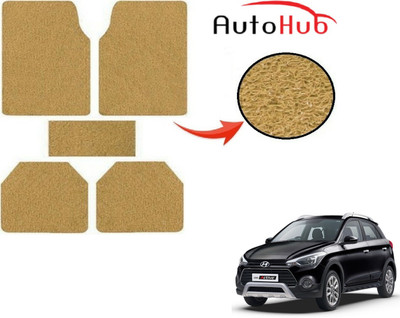 Auto Hub PVC (Polyvinyl Chloride) Standard Mat For  Hyundai i20(Beige)