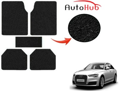 Auto Hub PVC (Polyvinyl Chloride) Standard Mat For  Audi A6(Black)