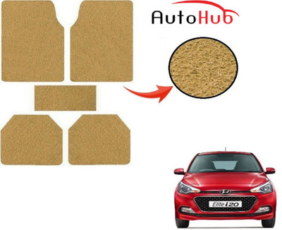 Auto Hub PVC (Polyvinyl Chloride) Standard Mat For  Hyundai Elite i20(Beige)