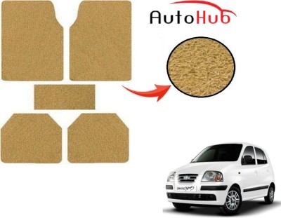 Auto Hub PVC (Polyvinyl Chloride) Standard Mat For  Hyundai Santro Xing(Beige)