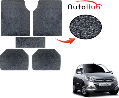 Auto Hub PVC (Polyvinyl Chloride) Standard Mat For  Hyundai i10(Grey)