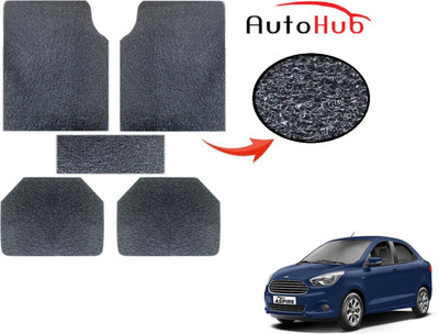 Auto Hub PVC (Polyvinyl Chloride) Standard Mat For  Ford Aspire(Grey)