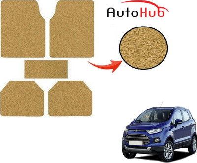 Auto Hub PVC (Polyvinyl Chloride) Standard Mat For  Ford Ecosport(Beige)