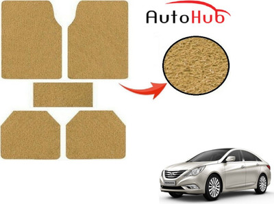 Auto Hub PVC (Polyvinyl Chloride) Standard Mat For  Hyundai Sonata Embera(Beige)