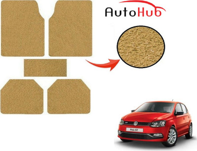 Auto Hub PVC (Polyvinyl Chloride) Standard Mat For  Volkswagen Polo GT(Beige)