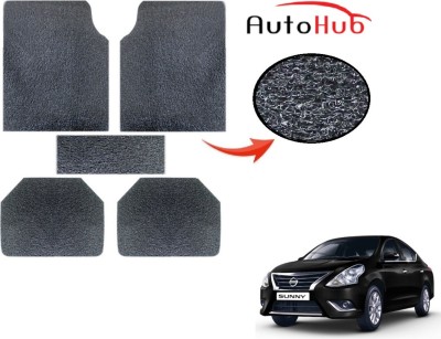 Auto Hub PVC (Polyvinyl Chloride) Standard Mat For  Nissan Sunny(Grey)