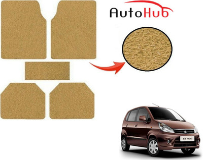 Auto Hub PVC (Polyvinyl Chloride) Standard Mat For  Maruti Suzuki Zen Estilo(Beige)
