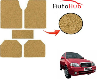 Auto Hub PVC (Polyvinyl Chloride) Standard Mat For  Maruti Suzuki Esteem(Beige)