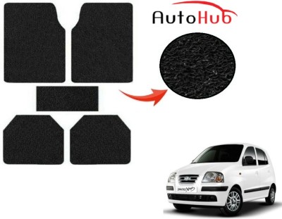 Auto Hub PVC (Polyvinyl Chloride) Standard Mat For  Hyundai Santro Xing(Black)