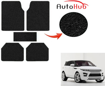 Auto Hub PVC (Polyvinyl Chloride) Standard Mat For  Land Rover Evoque(Black)