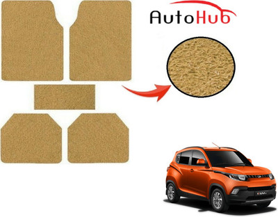 Auto Hub PVC (Polyvinyl Chloride) Standard Mat For  Mahindra KUV 100(Beige)