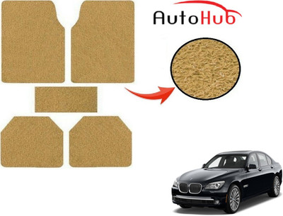 Auto Hub PVC (Polyvinyl Chloride) Standard Mat For  BMW 7 Series(Beige)