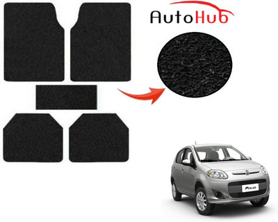 Auto Hub PVC (Polyvinyl Chloride) Standard Mat For  Fiat Palio(Black)