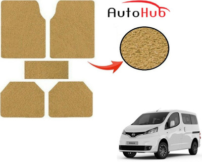 Auto Hub PVC (Polyvinyl Chloride) Standard Mat For  Nissan Evalia(Beige)