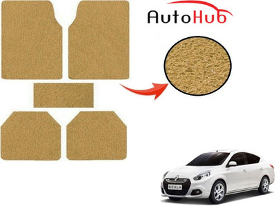 Auto Hub PVC (Polyvinyl Chloride) Standard Mat For  Renault Scala(Beige)