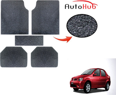 Auto Hub PVC (Polyvinyl Chloride) Standard Mat For  Mahindra Logan(Grey)