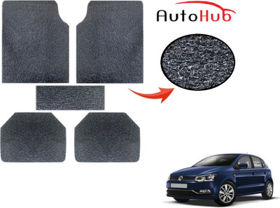 Auto Hub PVC (Polyvinyl Chloride) Standard Mat For  Volkswagen Polo(Grey)