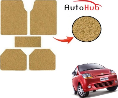 Auto Hub PVC (Polyvinyl Chloride) Standard Mat For  Chevrolet Spark(Beige)