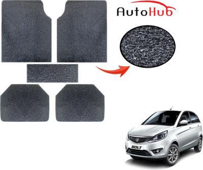 Auto Hub PVC (Polyvinyl Chloride) Standard Mat For  Tata Bolt(Grey)