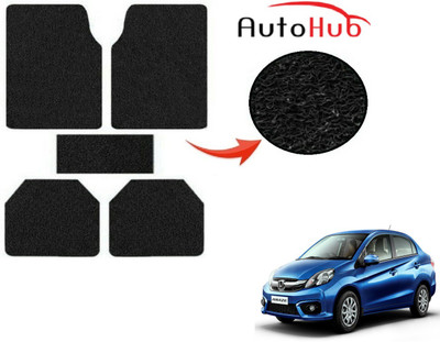 Auto Hub PVC (Polyvinyl Chloride) Standard Mat For  Honda Amaze(Black)