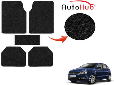 Auto Hub PVC (Polyvinyl Chloride) Standard Mat For  Volkswagen Polo(Black)